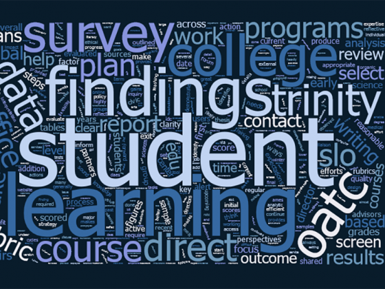 word cloud of text relevant to the Assessment group